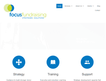 Tablet Screenshot of focus-fundraising.com
